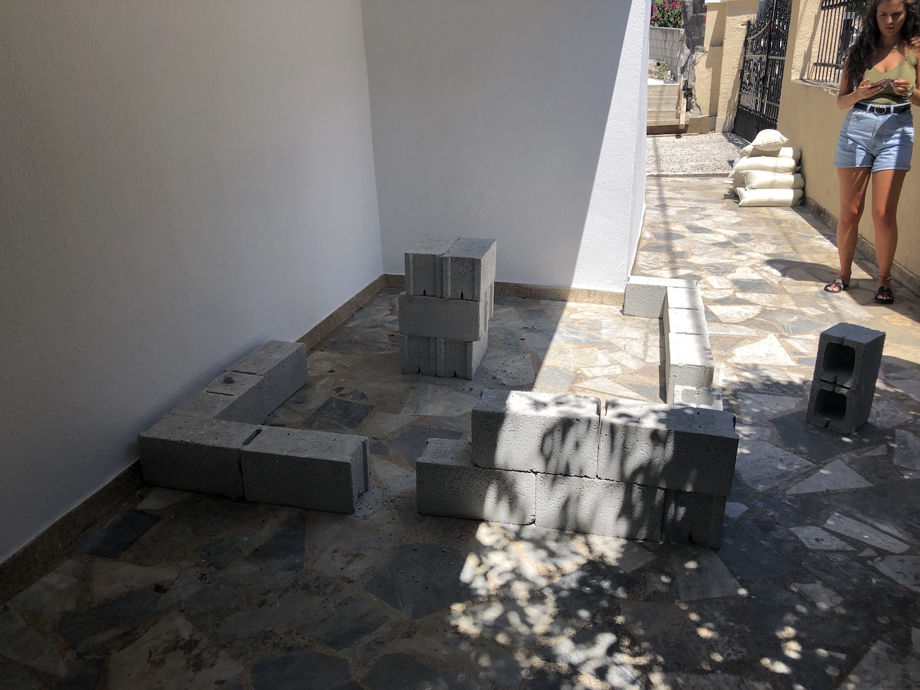 I woke with a marble head in my hands