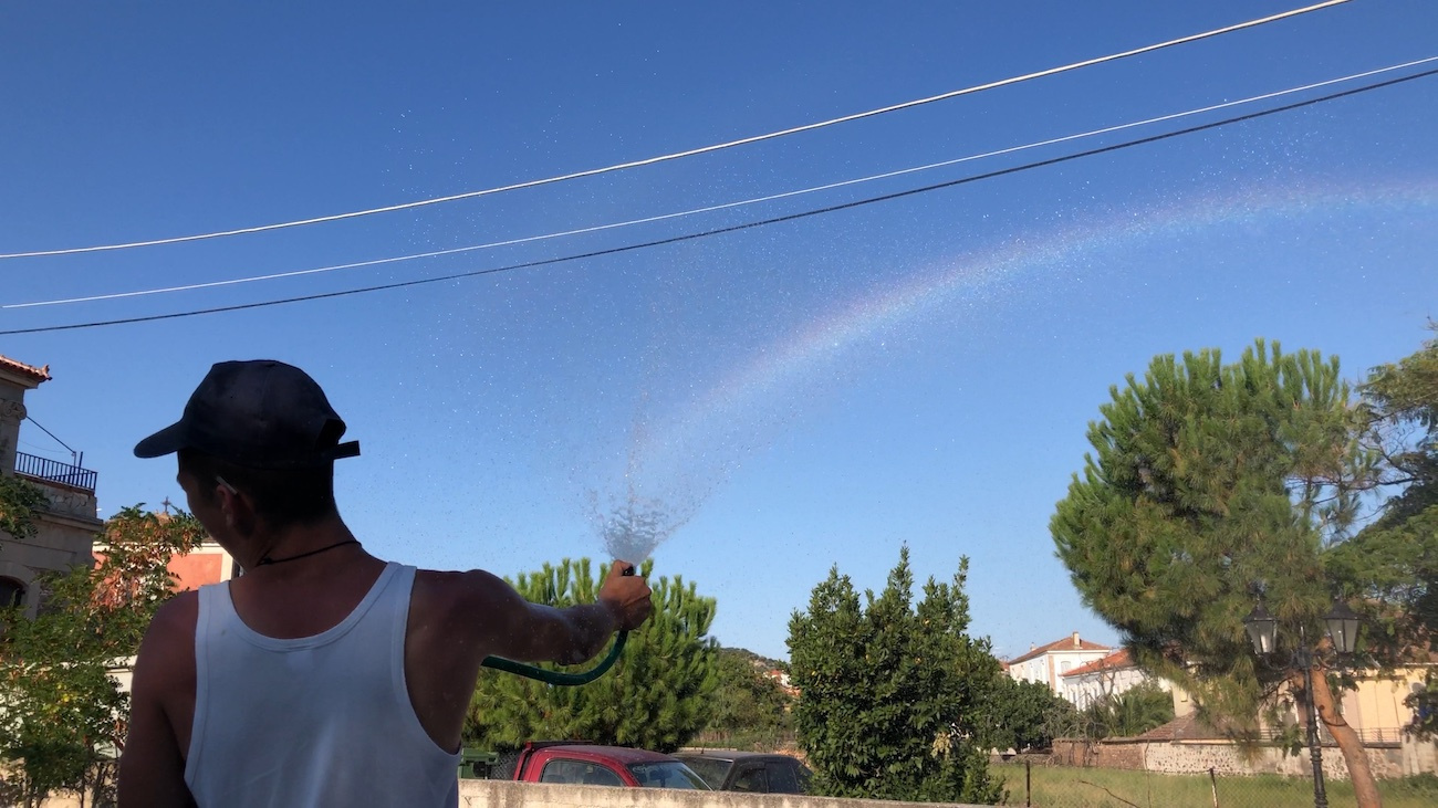 I woke with a marble head in my hands