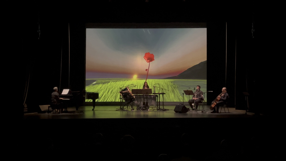 While the agitated beasts enter the garden of fear...