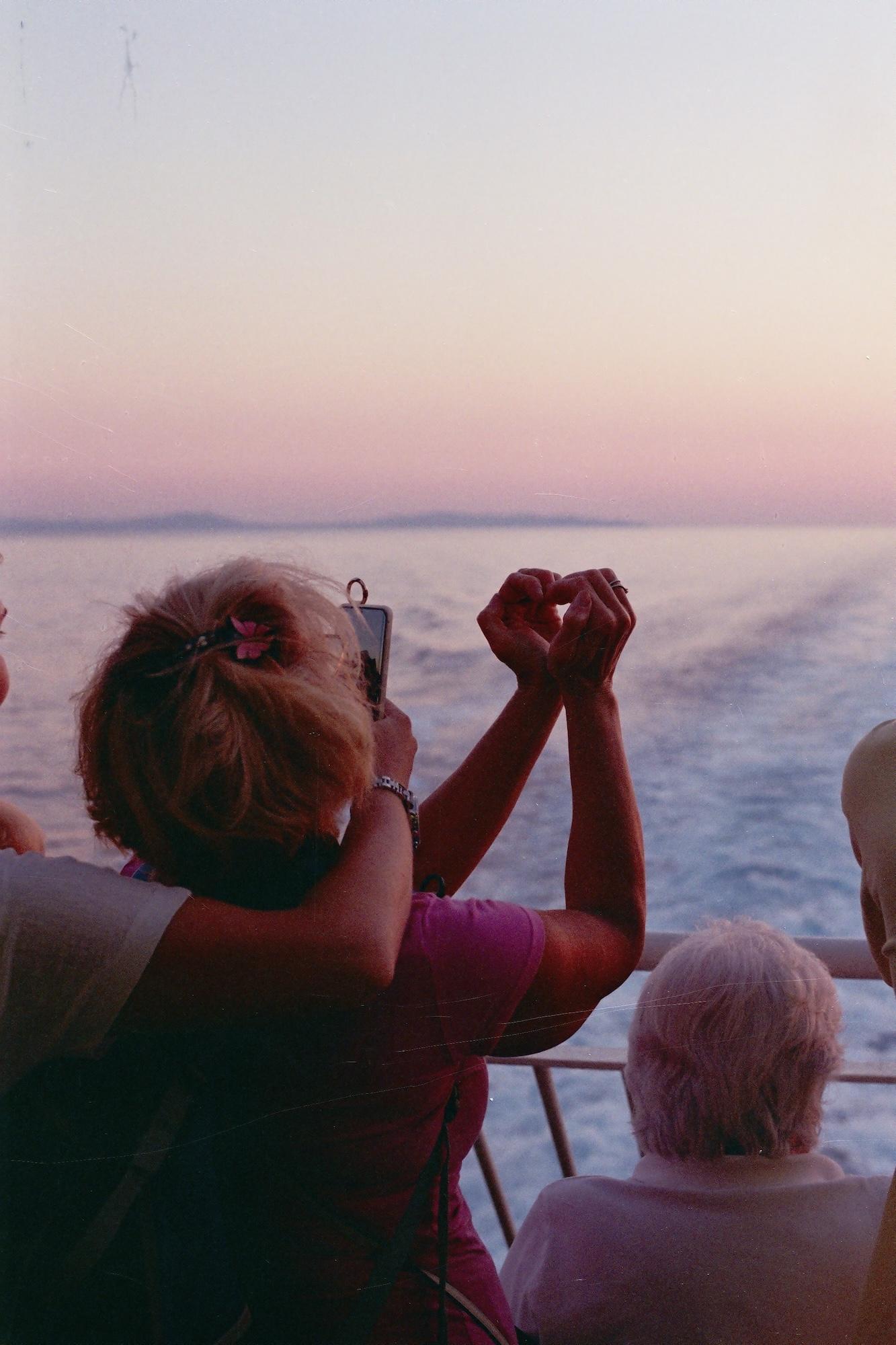 Watching you watching the sunset