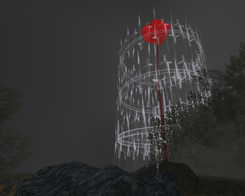 While the agitated beasts enter the garden of fear... (Roblox)