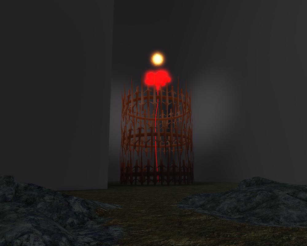 While the agitated beasts enter the garden of fear... (Roblox)